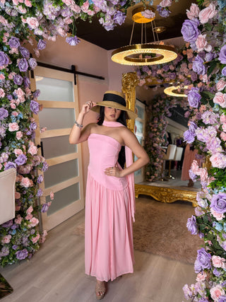 Camille Pink Maxi Dress