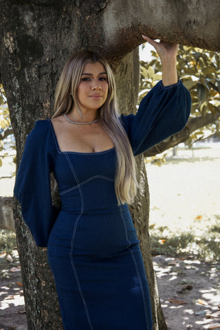 Luna Denim Dress