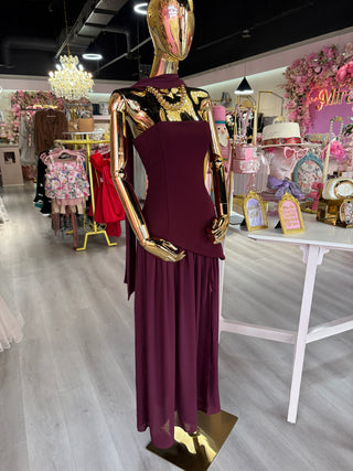 Amaranta Strapless Corset Maxi Dress