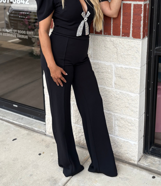 Malia Straight leg pants high waisted