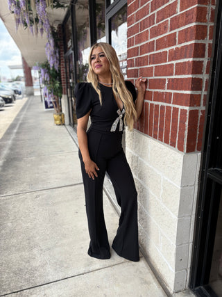 Malia Straight leg pants high waisted