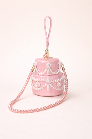 Pearl Cake Mini Bag – Pink