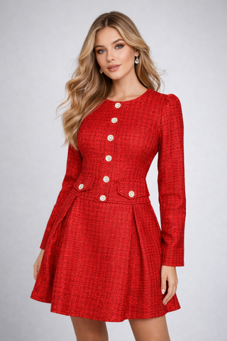 Scarlett Tweed Red Dress