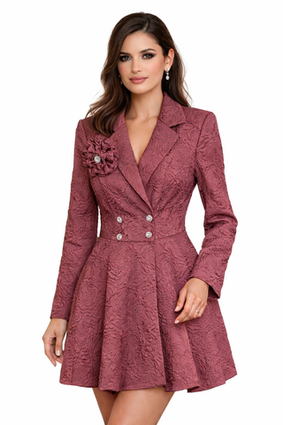 Sabrina Textured Blazer Dress
