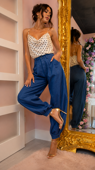Naomi Denim Barrel Jeans Pants