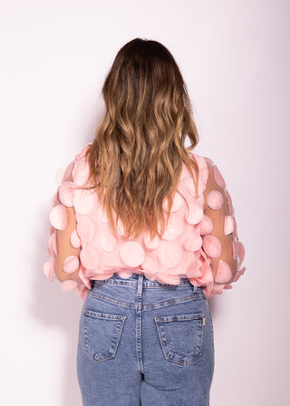 Iris Statement Bodysuit with Petals Sheer