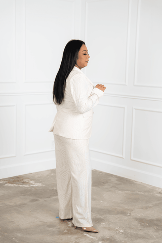 Belle Two Piece Set Wide Leg Pants + Oversized Blazer