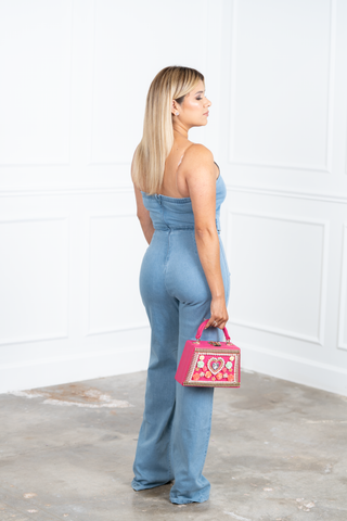 Samantha Denim Jumpsuit