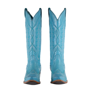 Bindweed Cowgirl Boots Blue - Howdyland