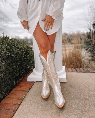 Goldenrod Cowgirl Boots Gold - Howdyland