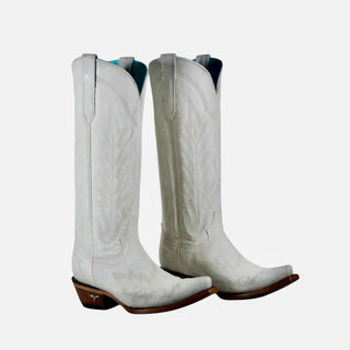 Bindweed Cowgirl Boots White - Howdyland
